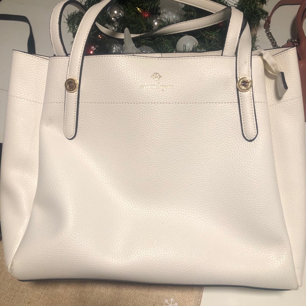 NWOT White Nanette Lepore tote bag 😍😍